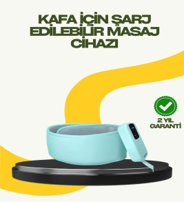 Isıtmalı Baş Masaj Aleti Rahatlatıcı ve Stres Giderici Tasarım - Lisinya