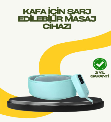 Isıtmalı Baş Masaj Aleti Rahatlatıcı ve Stres Giderici Tasarım - Lisinya