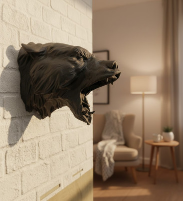 Siyah Ayı Duvar Aksesuarı - Lisinya