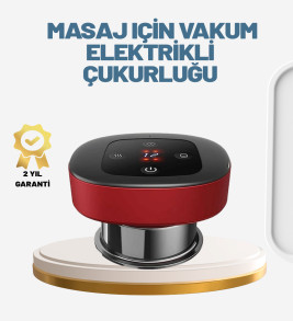 Akıllı Vakumlu Kupa Masaj Cihazı Ağrı Giderici ve Rahatlatıcı Terapi - Lisinya