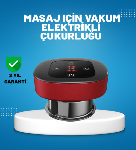Elektrikli Vakumlu Çukurluk Masaj Aleti Isıtmalı ve Kırmızı Işıklı Terapi Seti - Lisinya