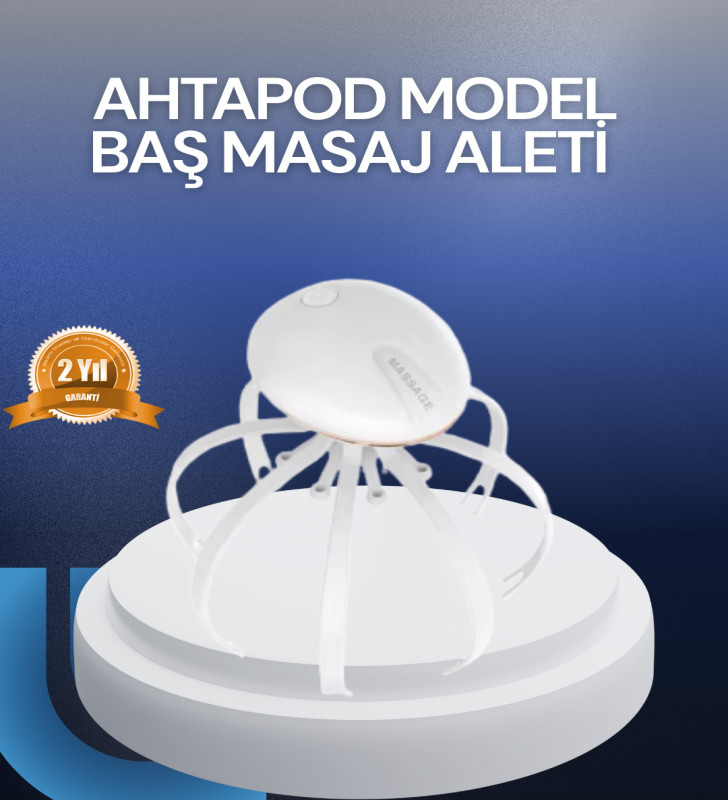 3 Kademeli Elektrikli Kafa Masaj Aleti Stres Giderici Ev Tipi Masaj - Lisinya