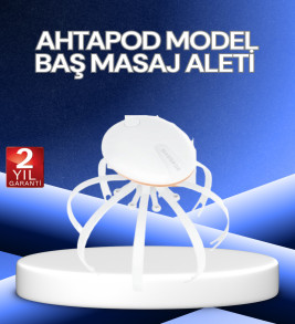 Elektrikli Kafa Masaj Cihazı 3 Modlu USB-C Şarjlı Rahatlatıcı Masaj Aleti - Lisinya