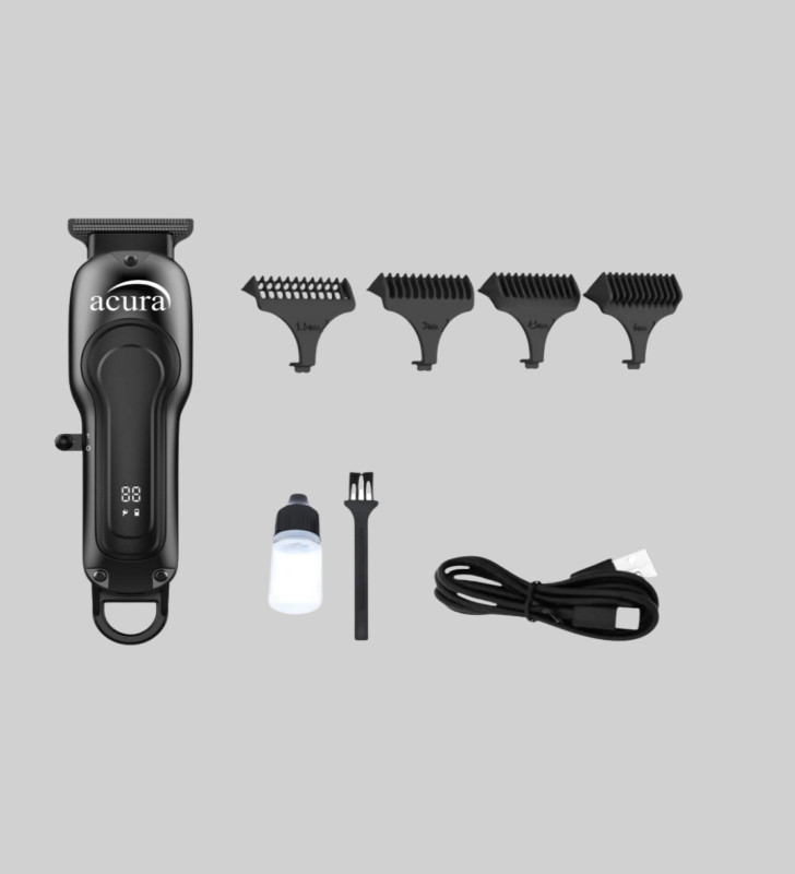 Profesyonel Tıraş Makinesi LCD Ekranlı Turbo Mod ve Güçlü Motor - Lisinya