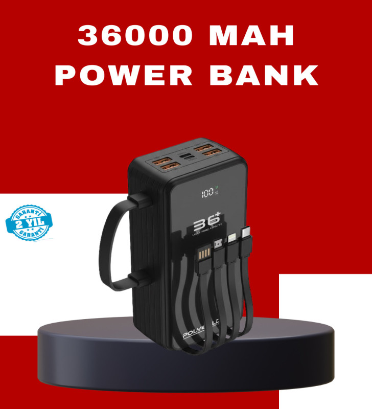 Kablosuz Şarj Özellikli Güç Bankası Gün Boyu Kesintisiz Enerji - Lisinya