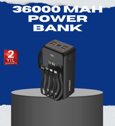 Çok Çıkışlı Taşınabilir Şarj Cihazı Dijital Göstergeli - Lisinya