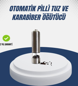 Otomatik Baharat Değirmeni Paslanmaz Gövde Ergonomik Tasarım - Lisinya