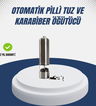 Otomatik Baharat Değirmeni Paslanmaz Gövde Ergonomik Tasarım - Lisinya