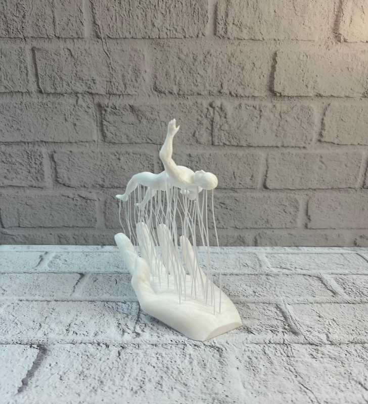 EL İNSAN FİGÜRÜ BEYAZ - Lisinya