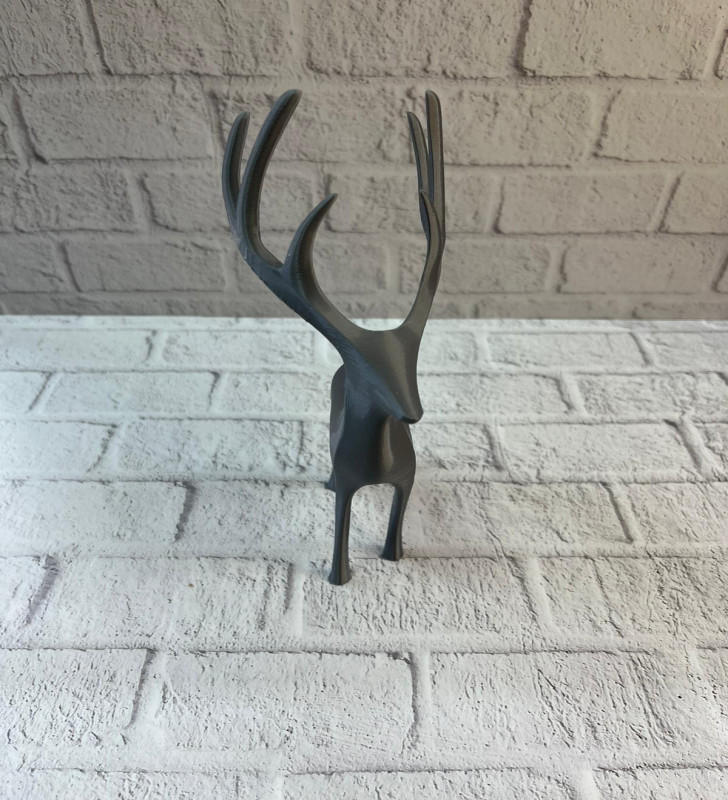 GEYİK FİGÜRÜ GRİ - Lisinya