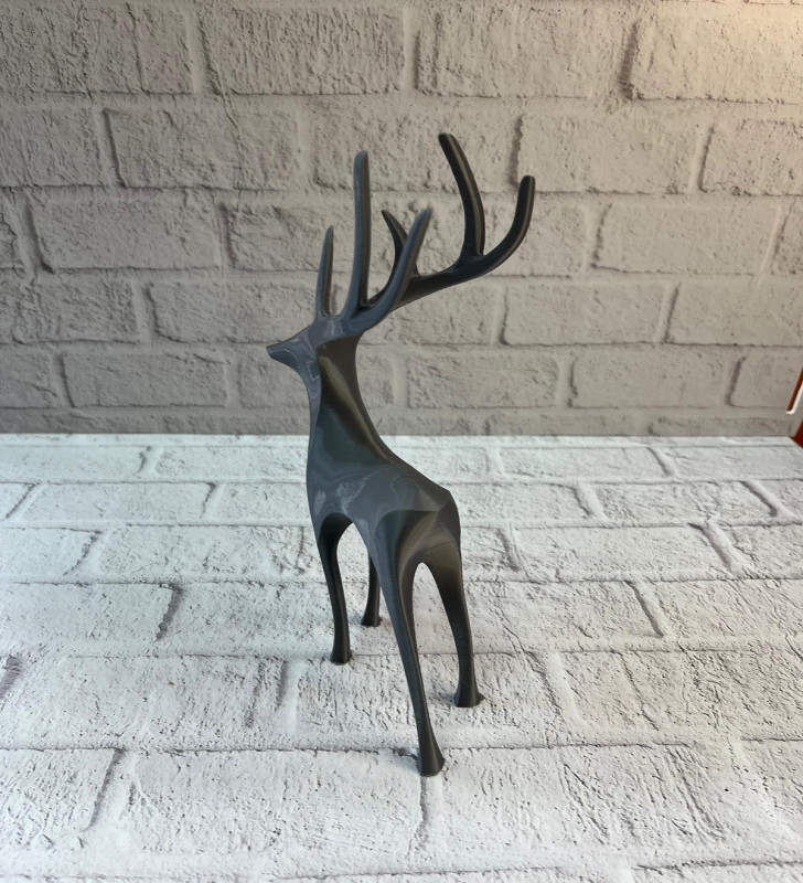 GEYİK FİGÜRÜ GRİ - Lisinya