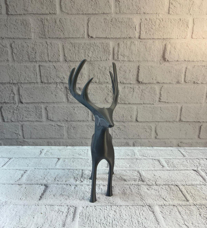 GEYİK FİGÜRÜ GRİ - Lisinya