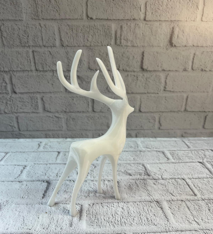 GEYİK FİGÜRÜ BEYAZ - Lisinya
