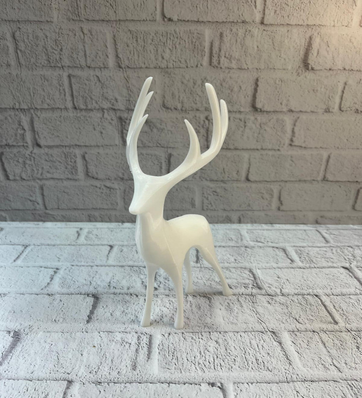 GEYİK FİGÜRÜ BEYAZ - Lisinya