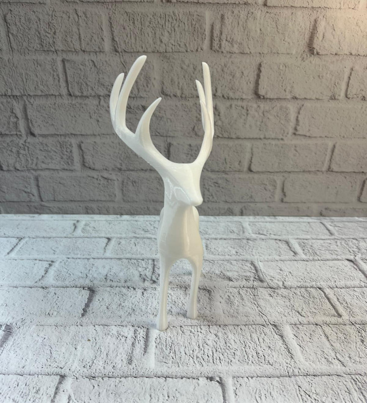 GEYİK FİGÜRÜ BEYAZ - Lisinya