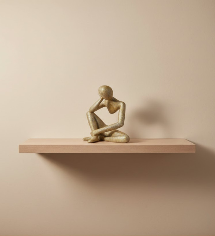 DEKORATİF İNSAN FİGÜRÜ SARI - Lisinya