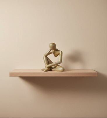 DEKORATİF İNSAN FİGÜRÜ SARI - Lisinya