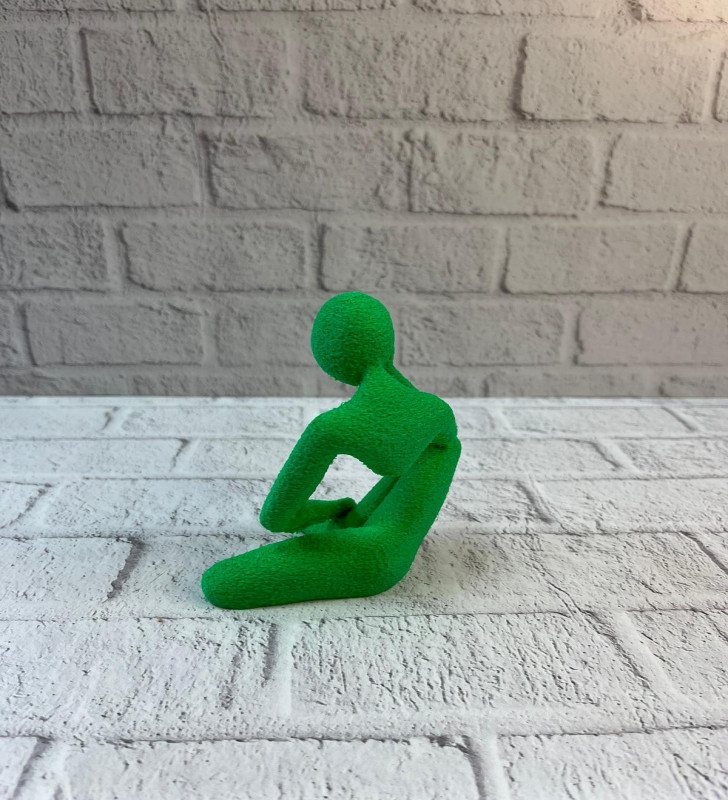 DEKORATİF İNSAN FİGÜRÜ YEŞİL - Lisinya