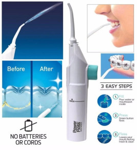 Portatif Tasarım Power Floss Mekanik Diş Ve Ağız Temizleme Aleti ( Lisinya )