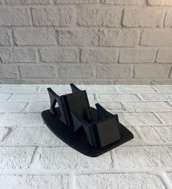 Dekoratif Siyah İkili Gamepad Standı 7x18 cm - Lisinya