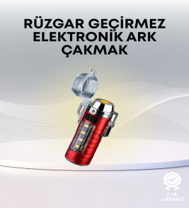 USB Şarjlı Suya Dayanıklı Elektrikli Çakmak - Lisinya