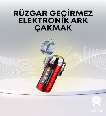 USB Şarjlı Suya Dayanıklı Elektrikli Çakmak - Lisinya