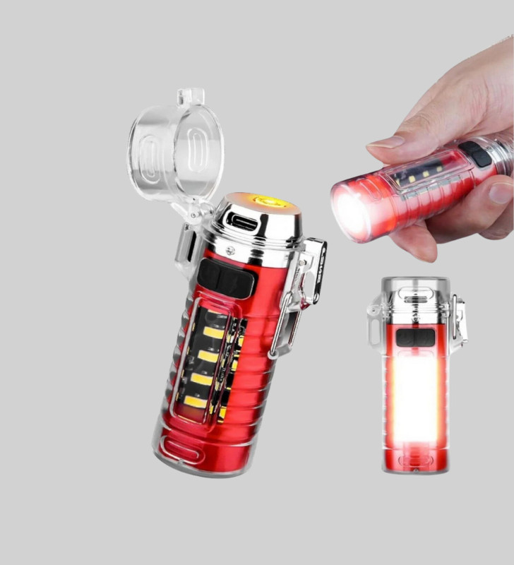 USB Şarjlı Suya Dayanıklı Elektrikli Çakmak - Lisinya