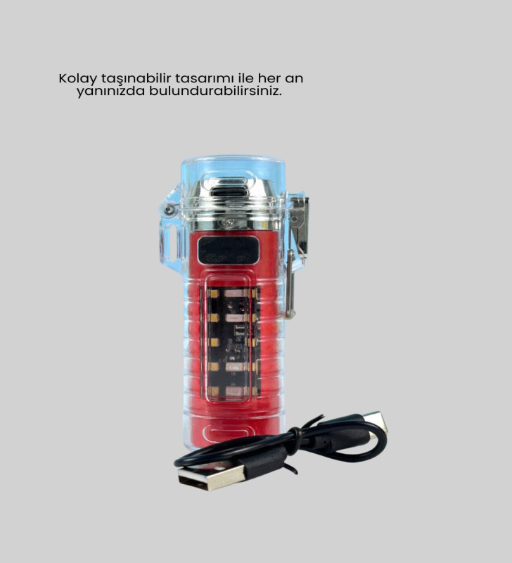 Outdoor Uyumlu Elektrikli Çakmak Fener - Lisinya