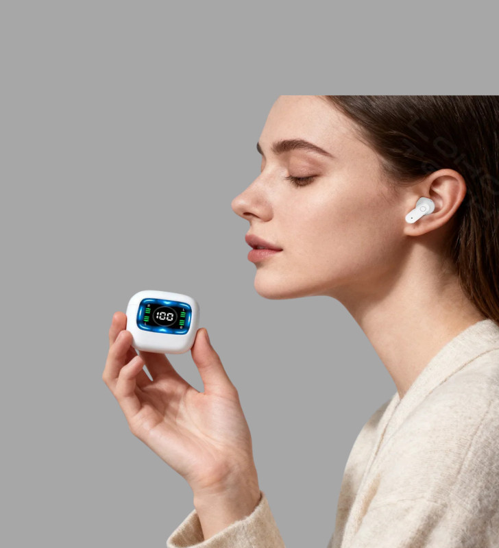 Uzun Bekleme Süreli Bluetooth Kulaklık Kablosuz Bağlantı - Lisinya