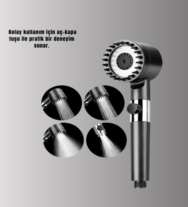 Banyo İçin Filtreli Duş Başlığı Pratik Kullanım - Lisinya