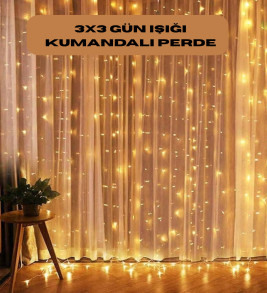 8 Fonksiyonlu Uzaktan Kumandalı Günışığı Perde Peri Led Dekoratif Işık - Lisinya