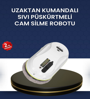 Çift Diskli Güvenli Otomatik Cam Silme Robotu - Lisinya