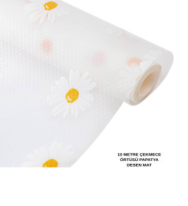 10 METRE PAPATYA DESEN KAYDIRMAZ - Lisinya