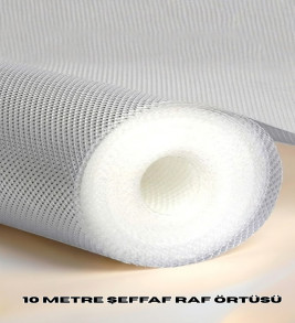 10 Metre Toz Korumalı Kaydırmaz Şeffaf Çekmece Organizeri - Lisinya