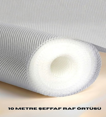 10 Metre Toz Korumalı Kaydırmaz Şeffaf Çekmece Organizeri - Lisinya