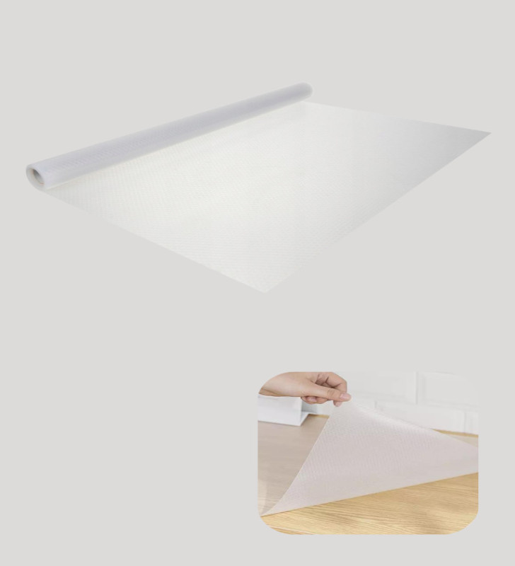 10 Metre Şeffaf Silikonlu Kaymaz Çekmece İçi Düzenleyici - Lisinya