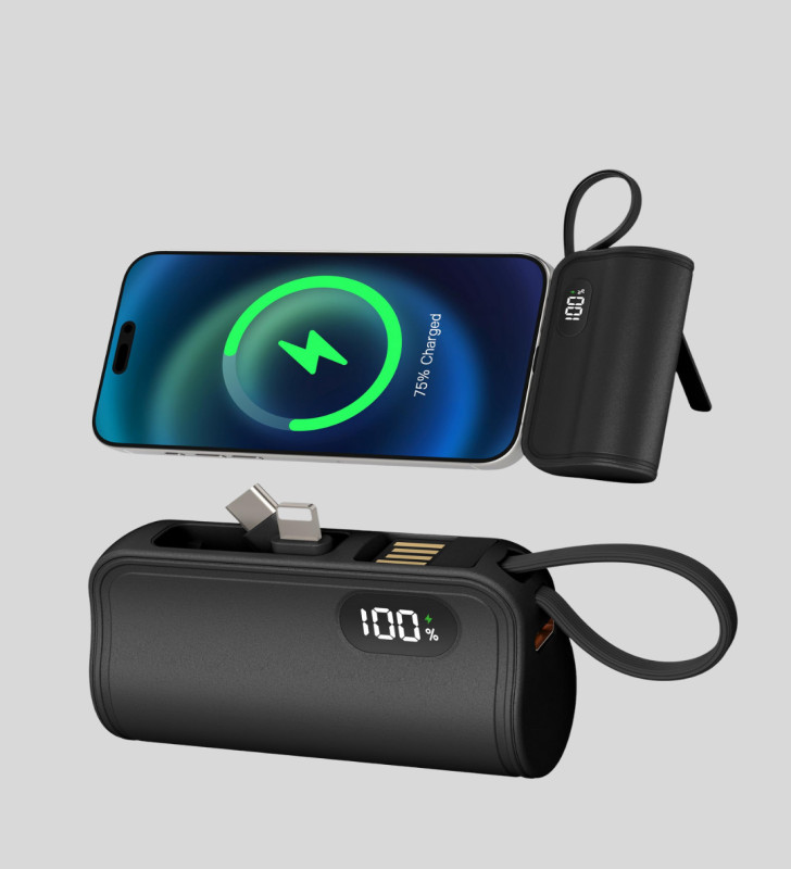 LED Göstergeli 2000mAh Cep Tipi Hızlı Şarj Powerbank - Lisinya