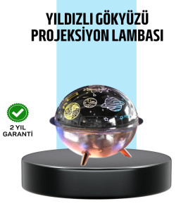 Galaksi ve Yıldız Efektli Nemlendirici Işık Projektörü - Lisinya
