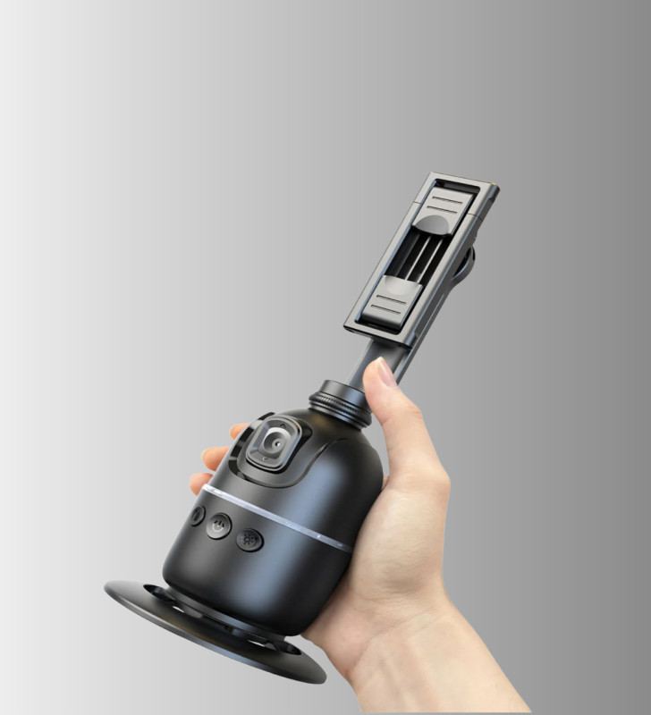 Yüz Takipli 360° Akıllı Gimbal Telefon ve Aksiyon Kamera Uyumlu - Lisinya