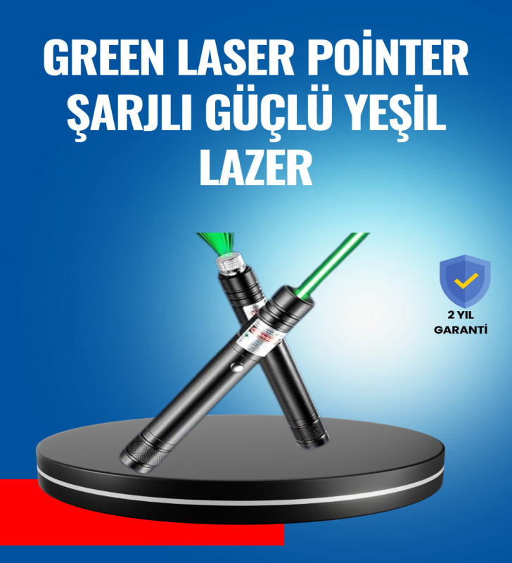 Avcılık ve Doğa Sporları İçin Güçlü Yeşil Lazer Pointer - Lisinya