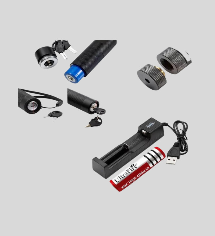 Uzun Mesafe Görünürlüklü Yeşil Lazer Pointer Şarjlı - Lisinya