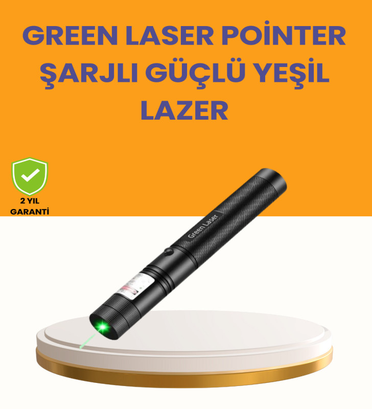 5000mW Yeşil Lazer Pointer Profesyonel Uzun Menzilli - Lisinya