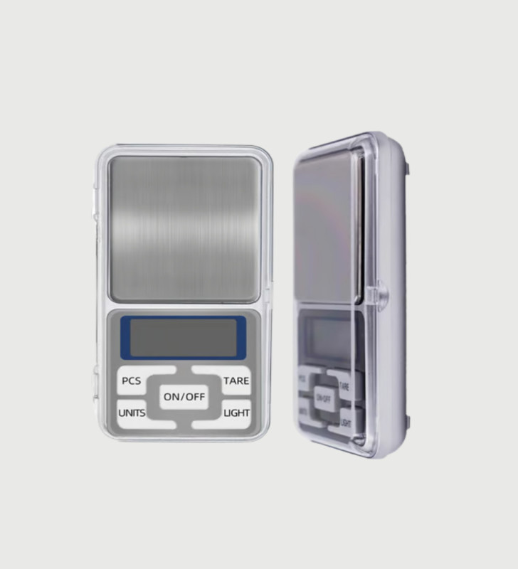 Mavi Işıklı LCD Ekranlı Hassas Tartı Terazisi - Lisinya