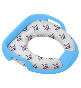 Softy Jumbo Kids Çocuk-Bebek Yanlardan Tutmalı Yumuşak Süngerli Klozet Kapağı Adaptörü ( Lisinya )