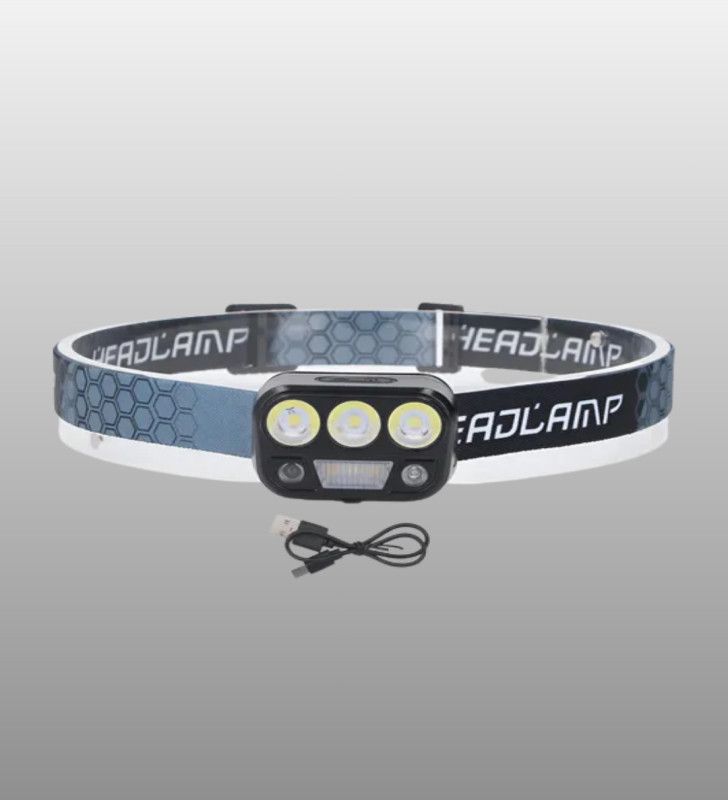 El Hareket Sensörlü LED Kafa Feneri 5 Mod Ayarlanabilir - Lisinya