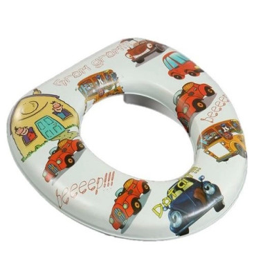 Baby Kids Çocuk-Bebek Pratik Yumuşak Süngerli Desenli Klozet Adaptörü ( Lisinya )