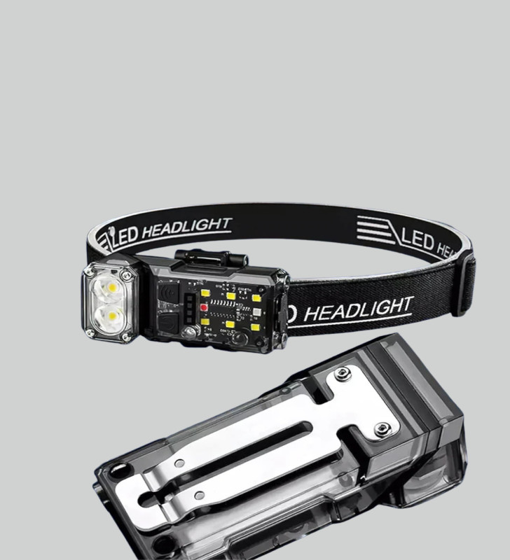 Kamp ve Outdoor İçin LED Far 10 Saat Pil Sensörlü Manyetik - Lisinya