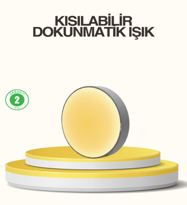 Hareket Algılayan LED Gece Lambası Mıknatıslı Duvar Montajlı - Lisinya