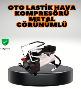 Metal Gövde Lastik Şişirme Kompresörü SUV 4x4 Uyumlu - Lisinya