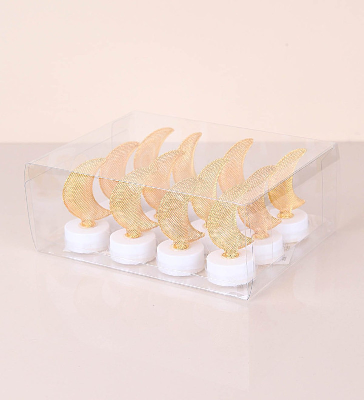 Dekoratif Led Lamba Metal Kaliteli Hediyelik 2 Adet (Lisinya)